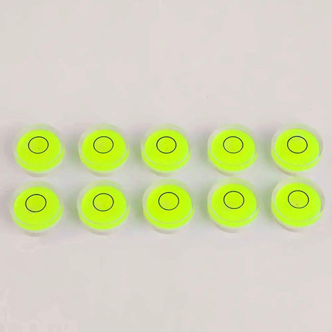 Nailed It Precision Mini Circular Bubble Spirit Level 10 Pack 12X6mm Dual Axis Degree Inclinometer Gauge For Camera Tripods Turntables And Garage Builds Dead Straight Levels