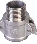 Beefy Heavy Duty 304 Stainless Steel Barb Quick Disconnect Hose Fitting Coupling Connector For Hose And Pump Lines Barbed Adapter BSPT Threads One Half To Two Inches Water Oil Gasoline Salt Water And More Hassle Free Easy To Use Pipe Fittings, 1-B 316