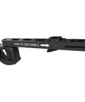 RevX Crossbow Cranking Handle Replacement For Integrated Crank Cocking Aid aluminum build with "push to lock" feature shown