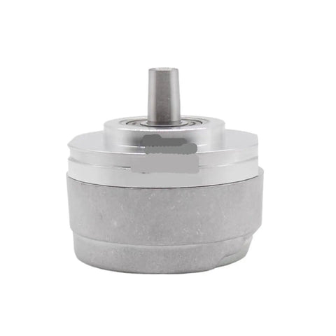 Beefed-Up Incremental Rotary Encoder 431.035-1024 for Industrial Automation, close-up view of metal sensor