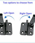 2 Pack Heavy Duty Stainless Steel Flip Latches Lockable Bolt Latch For Pet Gate Cabinets Furniture Wardrobe And Windows Left Open