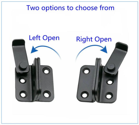 2 Pack Heavy Duty Stainless Steel Flip Latches Lockable Bolt Latch For Pet Gate Cabinets Furniture Wardrobe And Windows Left Open