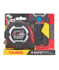 Heavy Duty 25 Ft Tape Measure One And One Sixteenth Inch GS Lock Measuring Tape in package with safety belt holder