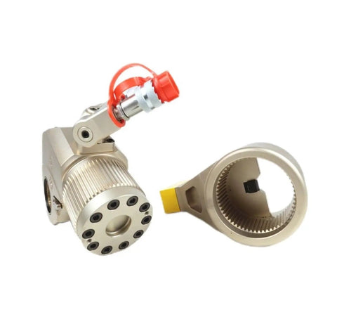 No Sweat Heavy Duty Hydraulic Torque Wrench Featuring Square Drive And Corrosion Resistant Alloy Construction, hydraulic head with quick connect.