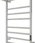 Heated Towel Warmer With Built In Timer And LED Indicator For Bathroom Wall Mount Rack With Top Shelf Stainless Steel Polished Finish