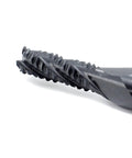 Roughing End Mill HSS Square Nose 4 Flute Fine Tooth Bit Three Eighths Inch Shank One Quarter Inch Cutting Diameter Pro Grade Titanium Coated