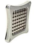 Half Inch Chop Blade Holder Assembly Replacement Part for Commercial Kitchens, square grid design, metal construction