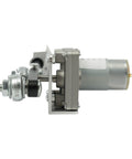 Side view of DC 24V Beefy Reciprocating Cycle Linear Motor With Telescopic Actuator, compact industrial design