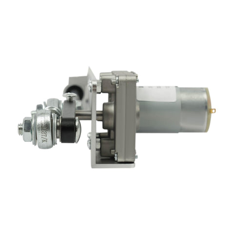 Side view of DC 24V Beefy Reciprocating Cycle Linear Motor With Telescopic Actuator, compact industrial design