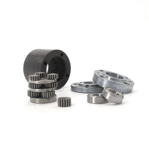 Components of 36mm Planetary Gear Motor Gearbox For DC Brushed Motors 6mm Shaft 1 To 100 Gear Ratio