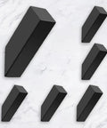 Matte Black Towel Hooks 6 Pack Heavy Duty Stainless Steel SUS 304 Wall Mounted Waterproof Rustproof Built To Last