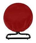 Heavy Duty Claret Red Fan Cover Built Like A Tank For 24 Inch Round Pedestal Floor And Wall Mount Industrial Fans With Hella Sturdy Oxford Fabric Keeps Dust And Moisture Out No Sweat Ever on a 24-inch fan