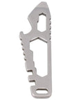 Handy Stainless Steel Pocket Tool with Hex Wrench and Bottle Opener for Camping and Hiking, Durable EDC Gear