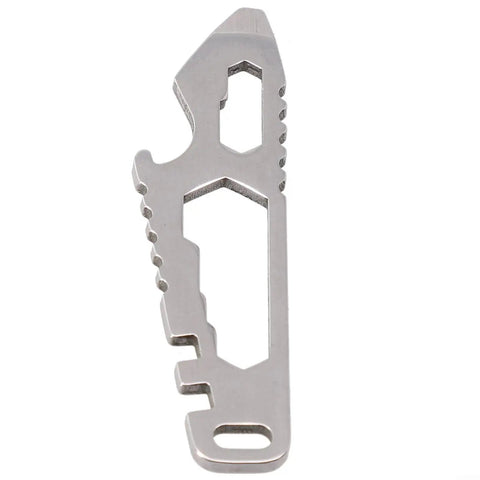 Handy Stainless Steel Pocket Tool with Hex Wrench and Bottle Opener for Camping and Hiking, Durable EDC Gear
