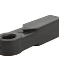 Black ABS Outboard Remote Cable End Connector for 9.9-15HP Motors, model 663-48344-00-00, durable and wear-resistant.