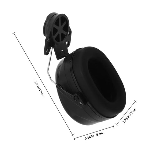 Tough As Nails Hard Hat Compatible Earmuffs With Straight Up Solid Noise Blocking For Active Construction Zones That Seriously Protect Your Ears During Long Shifts