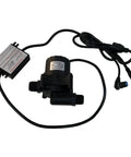 24V Micro Brushless DC Water Circulation Pump Runs Buttery Smooth And Dead Quiet Adjustable Speed Control Heavy Duty Build For Hydroponics Cooling Garden Irrigation And Pressure Setups Delivers 634 Gph Up To 26 Ft Lift Zero Hassle Installation with power cord and G1/2 outlet.
