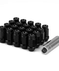 20 Piece Heavy Duty Wheel Bolt Nut Set Beefed Up For M12x1.5 And M12x1.25 Hex 19mm Lug Style Hub Nuts For Racing Cars