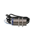 Inductive Proximity Switch XS6 M30 Sensor, 62mm long brass body, Sn 15mm sensing, 24 to 240V AC DC, with 2m cable in rugged design.