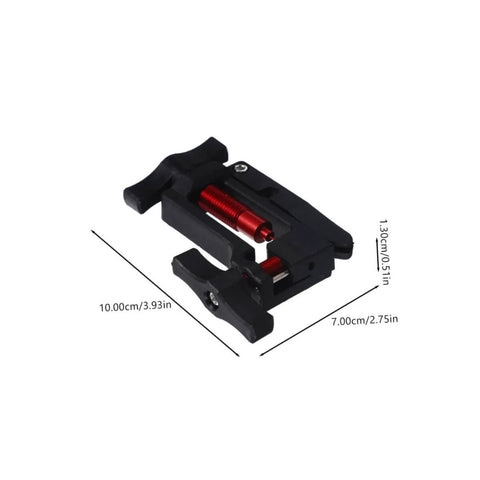 Pro Grade Bike Needle Driver Hydraulic Hose Fitting Insert Tool For Brake Systems with thimble and locking screw shown.