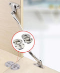 Two Piece 90 Degree Adjustable Concealed Cabinet Door Hinge Set For Table Drop Down And Flush Mount Zinc Alloy Construction Installed