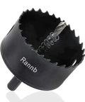 Rannb 70mm bi-metal hole saw with triangle shank and pilot drill