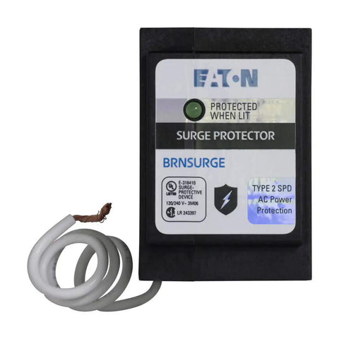 Whole Panel Surge Protector for Type BR Circuit Breakers, Two Pole Protection, 18 kA Surge Rating, Uses Two Branch Spaces