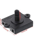 Rotary Switch 4 Position 3 Speed Heater Blower Fan Control Knob for Industrial and Commercial Use, heavy-duty, metal construction, black