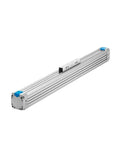 Heavy Duty Pneumatic Rodless Cylinder Built Tough As Nails For Smooth Linear Motion And Zero Hassle Control On Industrial Machinery And Weekend Garage Projects, aluminum design, elongated shape.