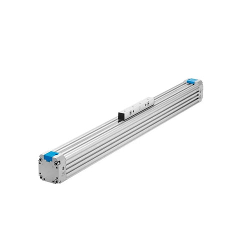 Heavy Duty Pneumatic Rodless Cylinder Built Tough As Nails For Smooth Linear Motion And Zero Hassle Control On Industrial Machinery And Weekend Garage Projects, aluminum design, elongated shape.