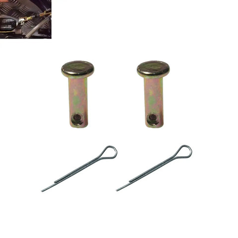 Rear Caliper Foot Brake Lever Clevis Pin 6mm 0.23 Inch For Pit Pro Trail Quad Dirt Bike ATV Buggy shown with cotter pins