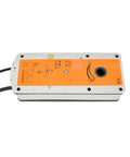 Heavy-Duty Bf24-Tn Damper Actuator With Beefy 18Nm And 12Nm Torque for Rock Solid Fire Dampers top view with wiring.
