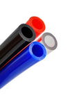 Rugged Shop Grade Slick Blue Polyurethane Air Tubing For Heavy Duty Air Compressors Pneumatic Gear Smooth Flexible Pu Hose Piping One Full Meter Length with multiple colored tubing.