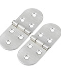 Beefy Stainless Steel Folding Table Hinges 2 Pack for sewing tables, cabinets, and drawers, showing smooth rust-resistant finish.
