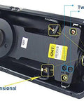 Heavy Duty Floor Spring Glass Door Hinge Auto Closing For Wide Openings Up To 264 Lbs, close-up view showing mechanisms