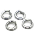 Heavy Duty Split Lock Washers Set For Industrial Machinery And Fasteners Stainless And Carbon Steel M2 Through M24 Prevents Vibration Loosening