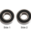 Rock Solid 6201 Replacement Ball Bearing Kit 13mm X 32mm X 10mm two sealed bearings side view.