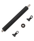 Rubber Bearing Platen Roller Kit For Zebra GK420D GX420D GK430D GX430D ZP450 ZP500 ZP505 ZP550 Printers To Prevent Paper Jams And Keep Work Flowing Smooth Like Butter High Quality Do Not Stress You Will Be Glad It Runs Smooth Guaranteed Today. black rubber platen roller with gear and clips for Zebra printer