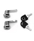 Super Tough Zinc Alloy File Cabinet Tongue Latch Toggles 30mm Size Hit That Sweet Spot For Mailbox Drawer Locking Hardware To Keep Your Stuff Safe From Burglars And Nosy Neighbors Looking In With This Bad Boy; silver and black keyed latches