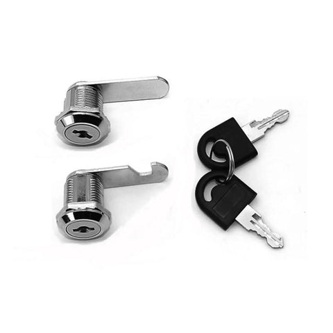 Super Tough Zinc Alloy File Cabinet Tongue Latch Toggles 30mm Size Hit That Sweet Spot For Mailbox Drawer Locking Hardware To Keep Your Stuff Safe From Burglars And Nosy Neighbors Looking In With This Bad Boy; silver and black keyed latches