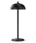 Cordless Table Lamp With 5200mAh Battery, LED Portable Touch Desk Light shown upright with black finish, ideal for ambience.
