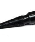 Lathe Spindle With Three Eighths Inch Arbor Hole Friction Grip To Shaft Left Hand Threaded Three And A Half Inch Overall Length Cold Rolled Steel