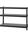 Beefy Heavy Duty Industrial Metal Storage Shelving Unit 5 Tier Adjustable Rack With 2500 Lbs Capacity, side view details