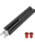 Woodworking Vise With 0 to 110mm Stroke, Aluminum Alloy Bench Vise For Table End, Includes 2 Bench Dogs, Smooth Clamping