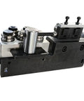 Premium Metal Wire Straightening Machine with heat treated steel rollers, precision design for 2 to 4 mm cable, close-up view.