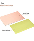 DIY Friendly Copper Clad FR4 Single Sided PCB Board Laminate 180mm By 120mm By 1mm For Prototyping Circuits And Model Train Projects Pack Of 2