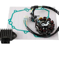 Super Rad High Quality Magneto Stator Coil Gasket Kit Fits 250R Crf From 2014 To 2017 OEM 31600KrnA40 Me10 Reliable Easy Install No Wiring Mods Plug And Play Boost Performance Big Time stator, gasket, regulator, wiring