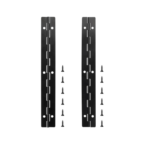 Two Piece 8 Inch 270 Degree Piano Hinge Set For Cabinets And Cupboards, Concealed Continuous Hinge Hardware with screws