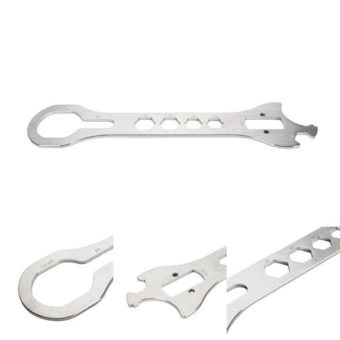 Stainless Steel Bottom Bracket Wrench For Bikes Multifunctional BB Removal And Installation Tool Beefy Durable Pro Grade
