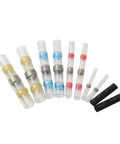 Kick Butt With This Epic 500-Pc Heat Shrink Solder Kit Wiring Connectors Terminals Insulated Electrical Butt Splices Waterproof Seal Sleeve Tube Setup Perfect For Any DIY Electrician Or Mechanic Project Out West. Heat shrink butt connectors and tubing set
